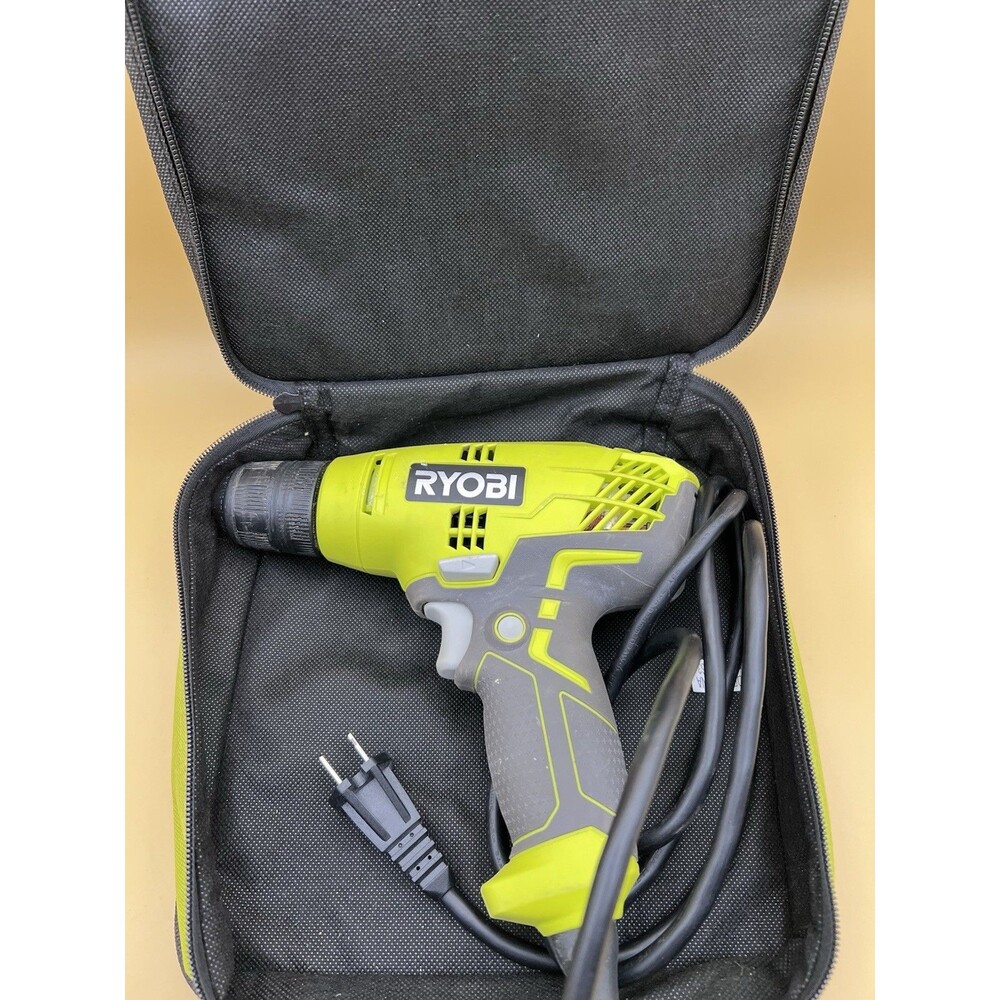 Ryobi D43 120V Corded Drill/Driver 3/8" 1600 RPM with Case - Used